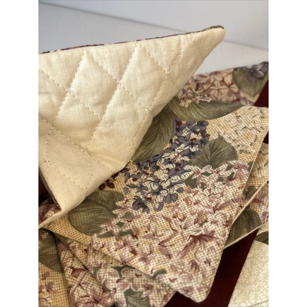 Beautiful Made Folded Star Placement & Coaster Farmhouse Cottage Core Ruth Flaud
